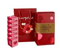 Surprise Box, Explosion Gift Box for Money, Folding Bouncing for Anniversary, Wedding, Birthday, Marriage Proposals (F-6 Boxs)