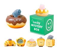 Surprise Box Figures Diamond Crystal Bread Theme, Mystery Bag Random Design Action Figure Figurine Collectible Home Desk Car Decoration, Birthday Christmas New Year Gift, Single Box-1 Box