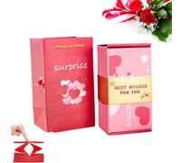 Surprise Box Gift Box-Creating The Most Surprising Gift, 2026 Unique Folding Bouncing Multicolor Envelope Gift Boxes, for Christmas Birthday Anniversary Valentine (Set D,16Pcs)