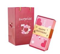 Surprise Box Gift Box-Creating the Most Surprising Gift,Surprise Gift Box Explosion for Money for birthday surprise box Anniversary Valentine Proposal (Pink)