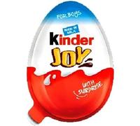 Surprise Chocolate JOY for BOY by Kinder Joy Delicious Tasty And Twisty Treat Gift Hamper For Birthday, Christmas (pack of 12)