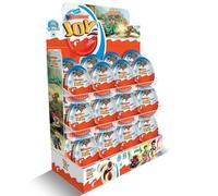 Surprise Chocolate JOY for BOY | Delicious Tasty And Twisty Treat Gift box For Birthday, Christmas 24x12g (pack of 24, Kinder Joy Egg Blue) (Pack of 24, Kinder Joy Egg Blue)