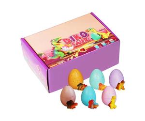 Surprise Dinosaur Eggs, Interactive Toys with Water Trap, Colorful Shells with Hidden Figures, Novelty Gift Box with Exciting Revelation, Entertainment for on The