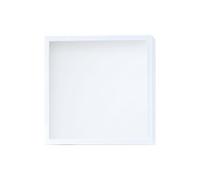 Surprise Display Frame with Hidden Compartment for Small, White