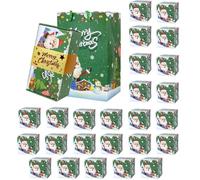 Surprise Explosion Gift Box for Money, Merry Christmas Folding Bouncing Exploding Gift Boxes, Pop-Up Money Gift Box Explosion for Birthday Christmas Anniversary Valentine Proposal (25 Bounces,Green)