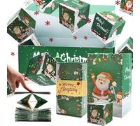 Surprise Gift Box Explosion, 2025 Christmas Pop Up Cash Box, Unique Folding Bouncing Red Envelope Gift Box, for Christmas Birthday Anniversary Valentine Proposal