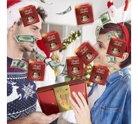 Surprise Gift Box Explosion for Money, Christmas Pop Up Exploding Cash Gift Boxes Money Box with Bounce Design Unique Money Gift Boxes for Cash Prank Present (Red, 25pcs)