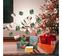Surprise Gift Box Explosion for Money, Christmas Pop Up Exploding Cash Gift Boxes Money Box with Bounce Design Unique Money Gift Boxes for Cash Prank Present (Green, 15pcs)