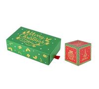 Surprise Gift Box Explosion for Money, DIY Unique Folding Bouncing Cash Pop Up Gift Boxes Creating The Most Surprising Gift Explosion for Money for Christmas, Valentine's Day (Green (10 sheet))