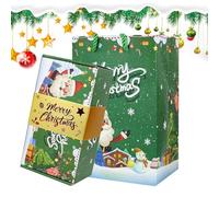 Surprise Gift Box Explosion for Money,Folding Bouncing Pop-Up Explosion Gift Box,DIY Folding Bouncing Cash Pop Up Gift Boxes for Christmas Surprise、Birthday Valentine's Day (Green,10 Bounces)