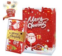Surprise Gift Box Explosion for Money,Folding Bouncing Pop-Up Explosion Gift Box,DIY Folding Bouncing Cash Pop Up Gift Boxes for Christmas Surprise、Birthday Valentine's Day (Red,18 Bounces)