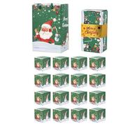 Surprise Gift Box Explosion for Money, Merry Christmas Folding Bouncing Gift Boxes, Pop-Up Money Gift Boxes Explosion, for Birthday Anniversary Valentine Proposal (Green-A, L-16Pcs)