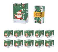 Surprise Gift Box Explosion for Money, Merry Christmas Folding Bouncing Gift Boxes, Pop-Up Money Gift Boxes Explosion, for Birthday Anniversary Valentine Proposal (Green-A, M-10Pcs)