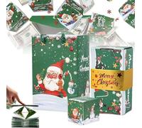 Surprise Gift Box Explosion for Money,Merry Christmas Folding Bouncing Gift Boxes,Pop-Up Money Gift Boxes Explosion,Folding Bouncing Explosion Gift Box,For Birthday Christmas Anniversary (12 Bounces)