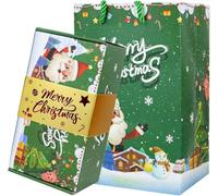 Surprise Gift Box Explosion for Money, Merry Christmas Folding Bouncing Gift Boxes, Pop-Up Money Gift Boxes Explosion, for Birthday Anniversary Valentine Proposal (Green, 10pcs)