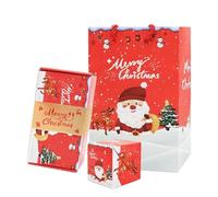 Surprise Gift Box Explosion For Money, Merry Christmas Folding Bouncing Gift Boxes, Pop-Up Money Gifts Boxes Explosion, For Birthday Christmas Anniversary Valentine Proposal (Red - B, 10Pcs)