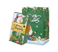 Surprise Gift Box Explosion For Money, Merry Christmas Folding Bouncing Gift Boxes, Pop-Up Money Gifts Boxes Explosion, For Birthday Christmas Anniversary Valentine Proposal (Green - C, 25Pcs)