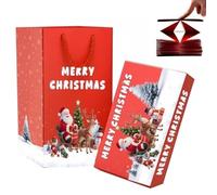 Surprise Gift Box Explosion for Money, Po-p Up Money Gift Boxes, Merry Christmas Folding Bouncing Gifts Boxes, Po-p Up Cash from Mon-ey Case for Wife Girlfriend Mother Friends (6Boxes)