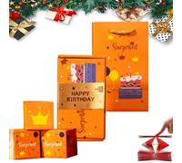 Surprise Gift Box Explosion for Money, Pop-Up Surprise Box Gift Box-Creating The Most Surprising Gifts, Exploding Money Gift Boxs for Christmas Birthday Anniversary Valentine Proposal (Yellow-10pcs)
