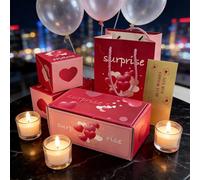 Surprise Gift Box Explosion for Money,Valentine Folding Bouncing Envelope Gift Box,Surprise Exploding Boxes DIY Surprise-Prank EmptyBox,Creating The Most SurprisingGift for Anniversary Valentine