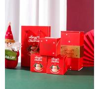 Surprise Gift Box Explosion, Merry Christmas Folding Bouncing Gift Boxes, With 16 Boxes And Sequins, Pop Up Money Gift Box Explosion For Christmas, Birthday, Valentine'S Day, Party (Red)