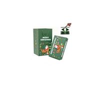 Surprise Gift Box Explosion, Merry Christmas Surprise Box Gifts for Money, DIY Folding Bouncing Gift Boxes, Popup Money Gifts Boxes Explosion for Holiday Christmas Santa Cash Supplies (Green 6pcs)