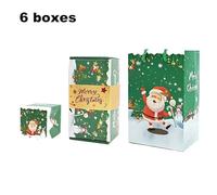 Surprise Gift Box Explosion Paper Gift Container With Bounce-out Design, Diy Folding Money Holder for Birthday, Christmas & Valentine’s Day (Green 6pcs)
