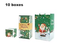 Surprise Gift Box Explosion Paper Gift Container With Bounce-out Design, Diy Folding Money Holder for Birthday, Christmas & Valentine’s Day (Green 10pcs)