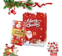 Surprise Gift Box, Money Gift Wrap Boxes for Cash Pop Up, Folding Bouncing Pop-Up Explosion Gift Box, Funny and Creative Ways to Give Money as Christmas, Birthday Gifts (Red, 8 Boxes)