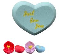 Surprise Heart Shaped Gift Box with Pop Up Rose, Creative 3D Printed Love Toy, Novelty Valentine’s Day Gift for Girlfriend Boyfriend, Romantic Birthday Anniversary Present (C#)