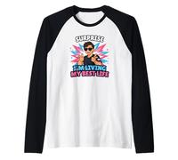 Surprise Im Living My Best Trans Life Trans Pride LGBTQ Raglan Baseball Tee