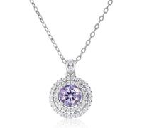 Surprise Loved Ones Engagement Anniversary Wedding Birthdays Christmas Valentine's Day Mother's Day and More with D Color Lab Created Diamond Pendant Necklace - High Quality Moissanite Women Jewelry