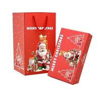 Surprise Money Gift Box for Christmas, Flying Butterfly Surprise Money Box for Cash Gift, Unique Folding Bouncing Moneys Case DIY Explosion Boxes for Christmas Santa Cash Supplies (Red 6pcs)
