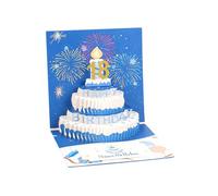 Surprise Popup Birthday Card Creative Cake Shape Birthday Greeting Card With Envelope Visual Delight All Ages Gift
