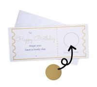 Surprise Scratch Card, Scratch to Reveal, Gift, Surprise, Scratchcard Gifts with Envelope for Friends Besties Partners Intimate Adult Games Suitable for Party Festivals Holidays