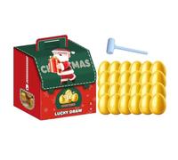 Surprise Toy Puzzle Golden Pop Its Eggs, With Reusable Collectible Design, 20x19.8x13cm, Golden Egg Blínd Box Toys, Christmas Countdown Eggs, Fun And Festive, For Kids, Teens, Adults, Holiday