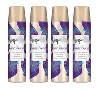 Surprised Body Spray 75ml x Pack of 4 - Stay Fresh and Sweet Smelling - a Fine Fragrance Inspired by Citrus & Amber
