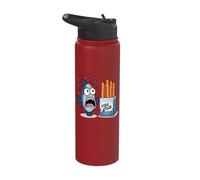 Surprised Fish Looking at Fish Fingers Stainless Steel Insulated Water Bottle