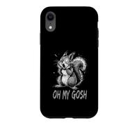 Surprised Funny Cartoon Squirrel Case for iPhone XR