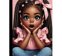 Surprised Little Girl Primary Composition Notebook for Little Black Girls k-2 | Handwriting Practice Notebooks for Little Girls