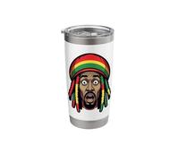 Surprised Rasta Man Stainless Steel Insulated Tumbler