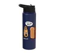 Surprised Wheat Looking at Bread is It You Bro? Stainless Steel Insulated Water Bottle