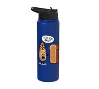 Surprised Wheat Looking at Bread is It You Bro? Stainless Steel Insulated Water Bottle