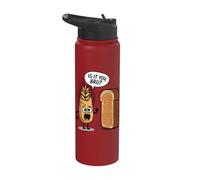 Surprised Wheat Looking at Bread is It You Bro? Stainless Steel Insulated Water Bottle