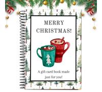 Surprises On Every Page-Merry Christmas Gift Cards-Christmas Gift Card Book