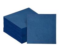 Surprisist Navy Blue Cocktail Napkins 5 * 5inch Disposable Beverage Napkin Paper for Cocktail, Dinner, Wedding, Birthday Party Dessert Wine（ 120 Count）