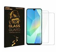 Surprizebox Tempered Glass Screen Protector for Samsung Galaxy A16 4G/5G-Pack of 2-9H Hardness, Anti-Scratch, Bubble-Free Installation, HD Clear Protective Film