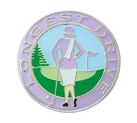 Surprizeshop Golf Ball Marker. Classic Lady. Longest Drive.