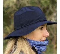Surprizeshop Ladies Waterproof Rain Hat - Navy (Navy)