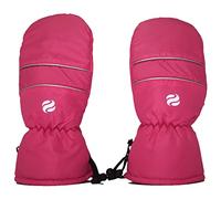 Surprizeshop Winter Golf Mitts Pair | Left & Right Hand | Universal Golf Trolley Hold Strap | Wind & Waterproof | One Size Fits All with Adjustable Toggle | Soft Warm Fleece Lining (Pink)